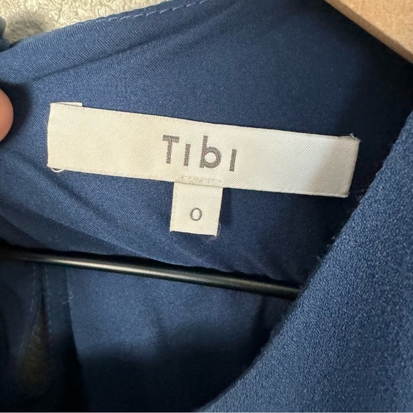 Tibi Savanna Crepe Tie Drapey Dress - Picture 5 of 10